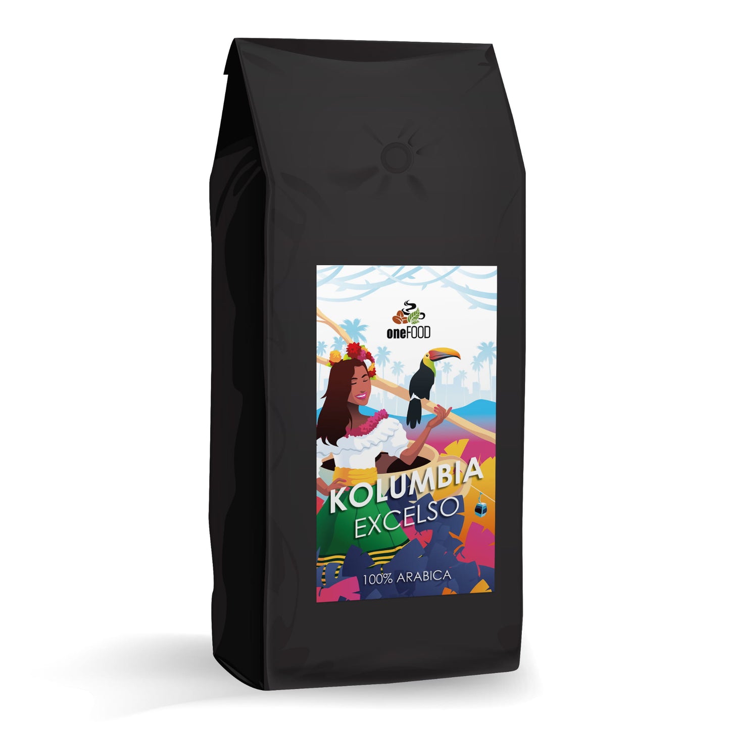 KAWA KOLUMBIA EXCELSO - 1 kg ziarnista