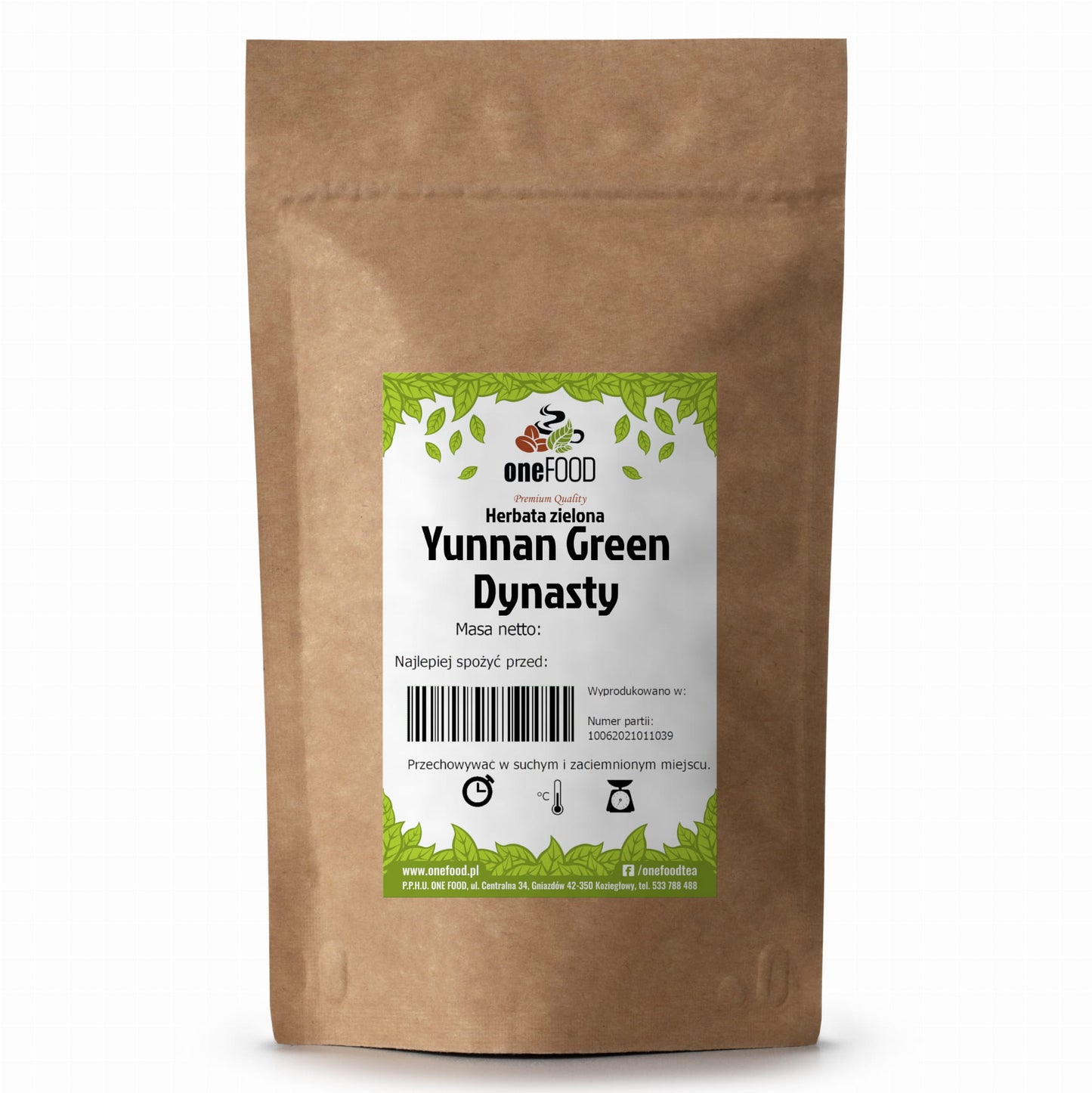 HERBATA ZIELONA YUNNAN GREEN DYNASTY - 50 g