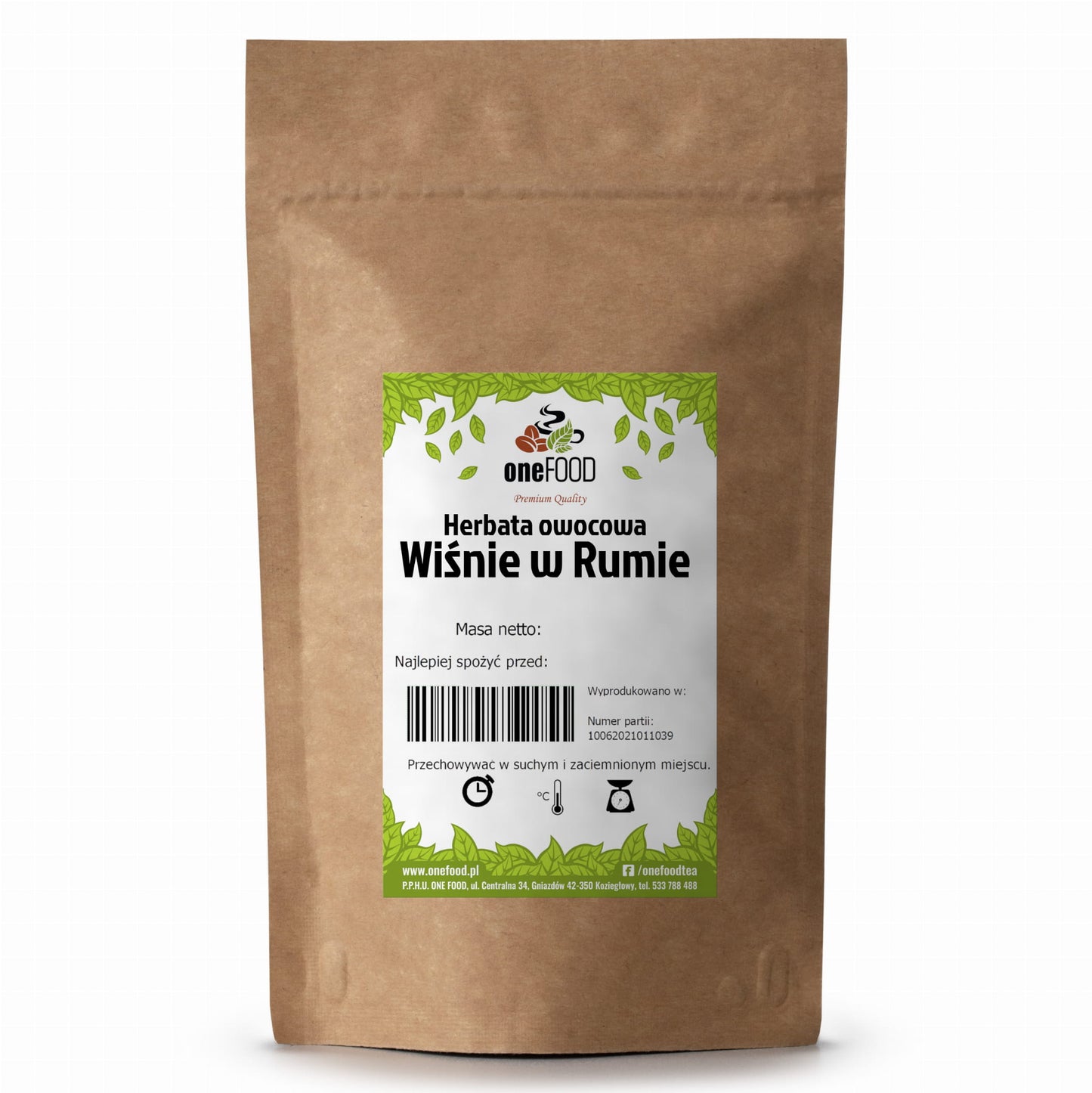 HERBATA OWOCOWA WIŚNIE W RUMIE - 50 g
