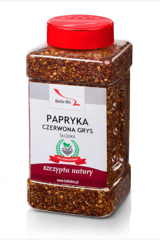 PAPRYKA CZERWONA SŁODKA GRYS - Słoik 400 g