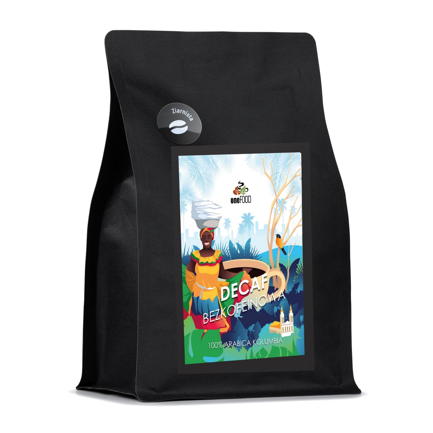 KAWA DECAF BEZKOFEINOWA - 250 g ziarnista
