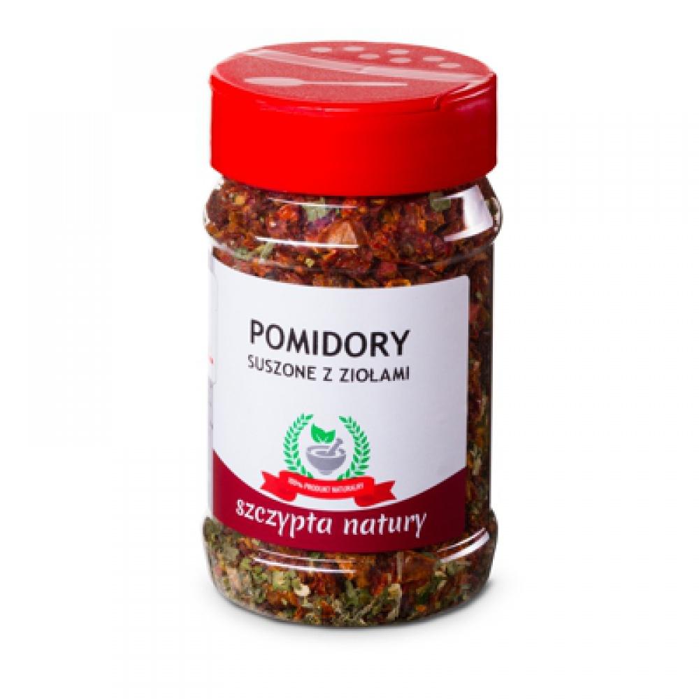 POMIDORY SUSZONY Z ZIOŁAMI - Słoik 90 g