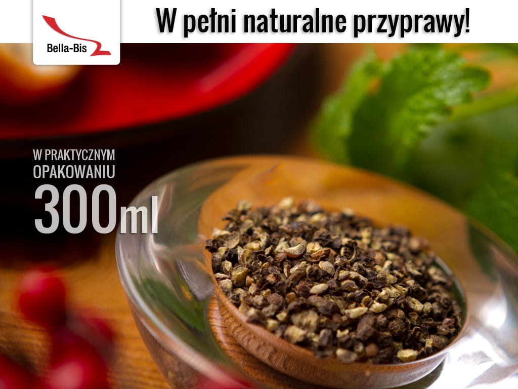 PIEPRZ CZARNY MŁOTKOWANY - Słoik 150 g