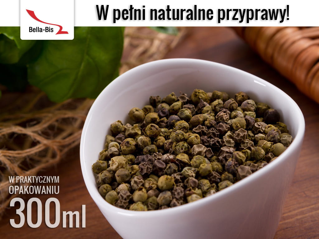 PIEPRZ ZIELONY ZIARNISTY - Słoik 100 g