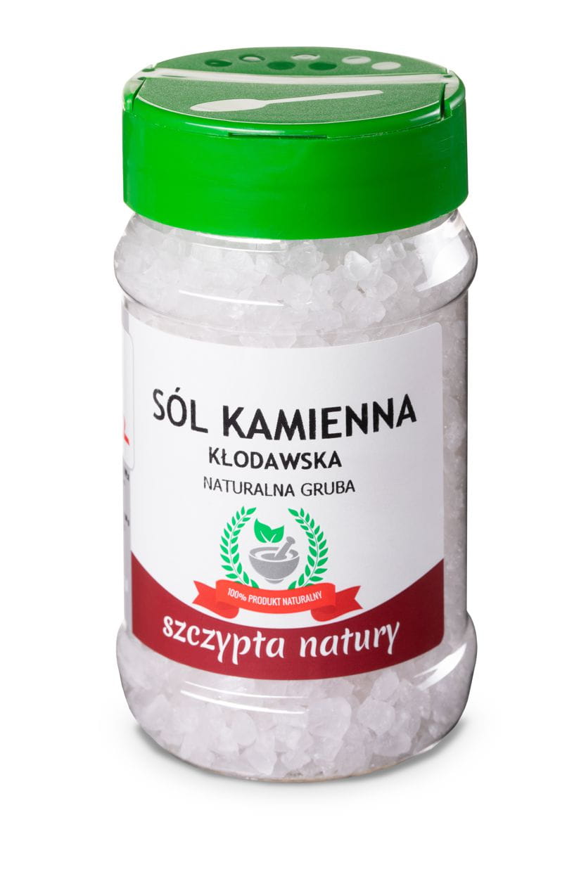 SÓL KŁODAWSKA GRUBA - Słoik 400 g